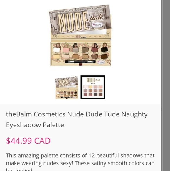 THE BALM - Nude 'Tude Nude Eyeshadow Palette - Picture 15 of 16